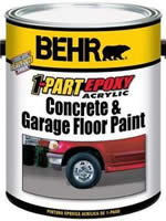 Behr Garage Floor Paint - 1 Part Epoxy