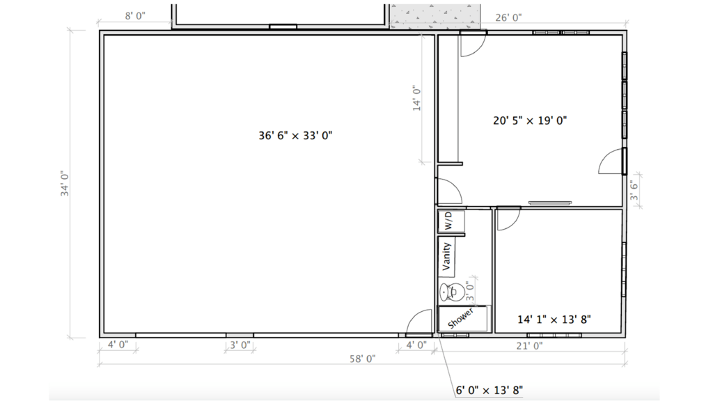 Garage Planning - 34 x 58 Mockup 5