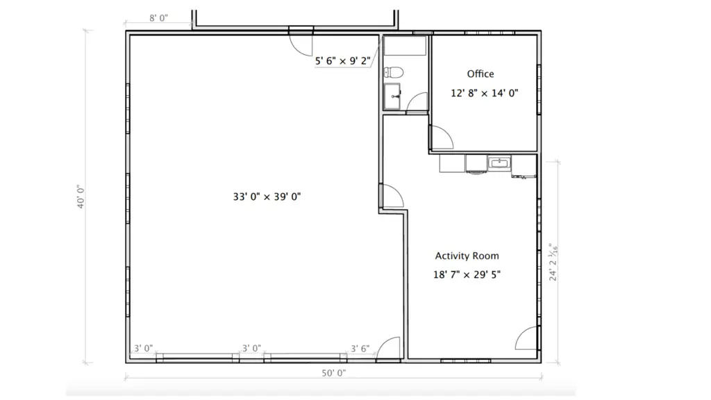 Garage Planning - 40 x 50 Mockup 2