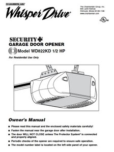 Garage Door Opener Manuals