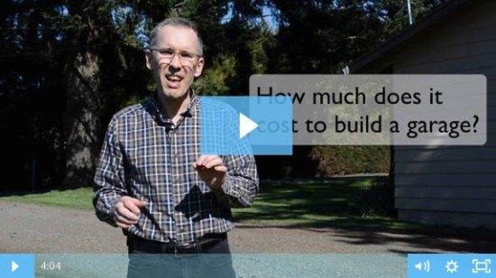 How much does it cost to build a garage? Watch this video to find out.