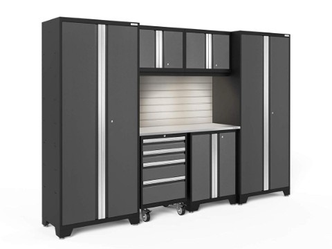 NewAge Products Gray Garage-Cabinets